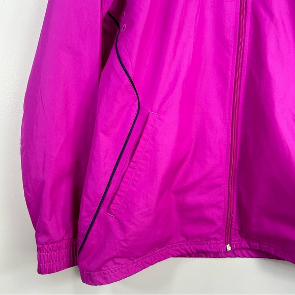 Adidas Full Zip Lightweight Windbreaker Jacket Magenta Pink; Women’s Size Medium - Picture 7 of 16